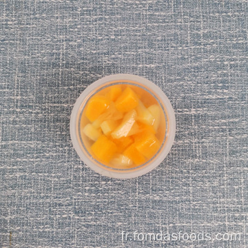113g Airline Fourniture Fruits Mélanger dans une tasse en plastique